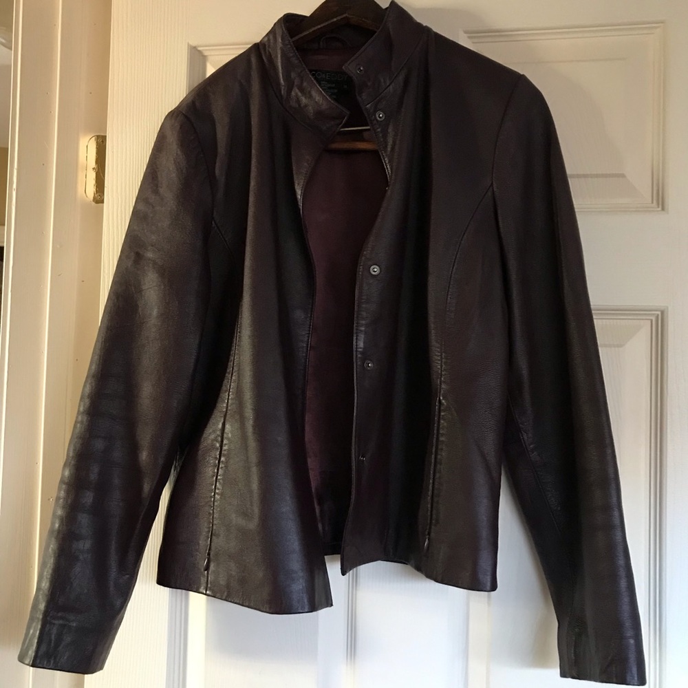 Co & Eddy 100% Leather Jacket Size Medium